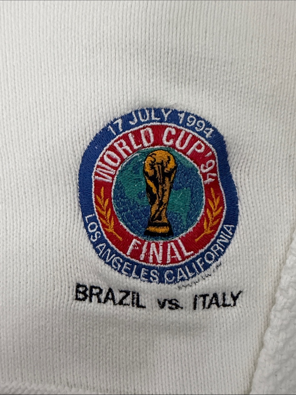 VTG 1994 World Cup Brazil vs. Italy Embroidered Sweater